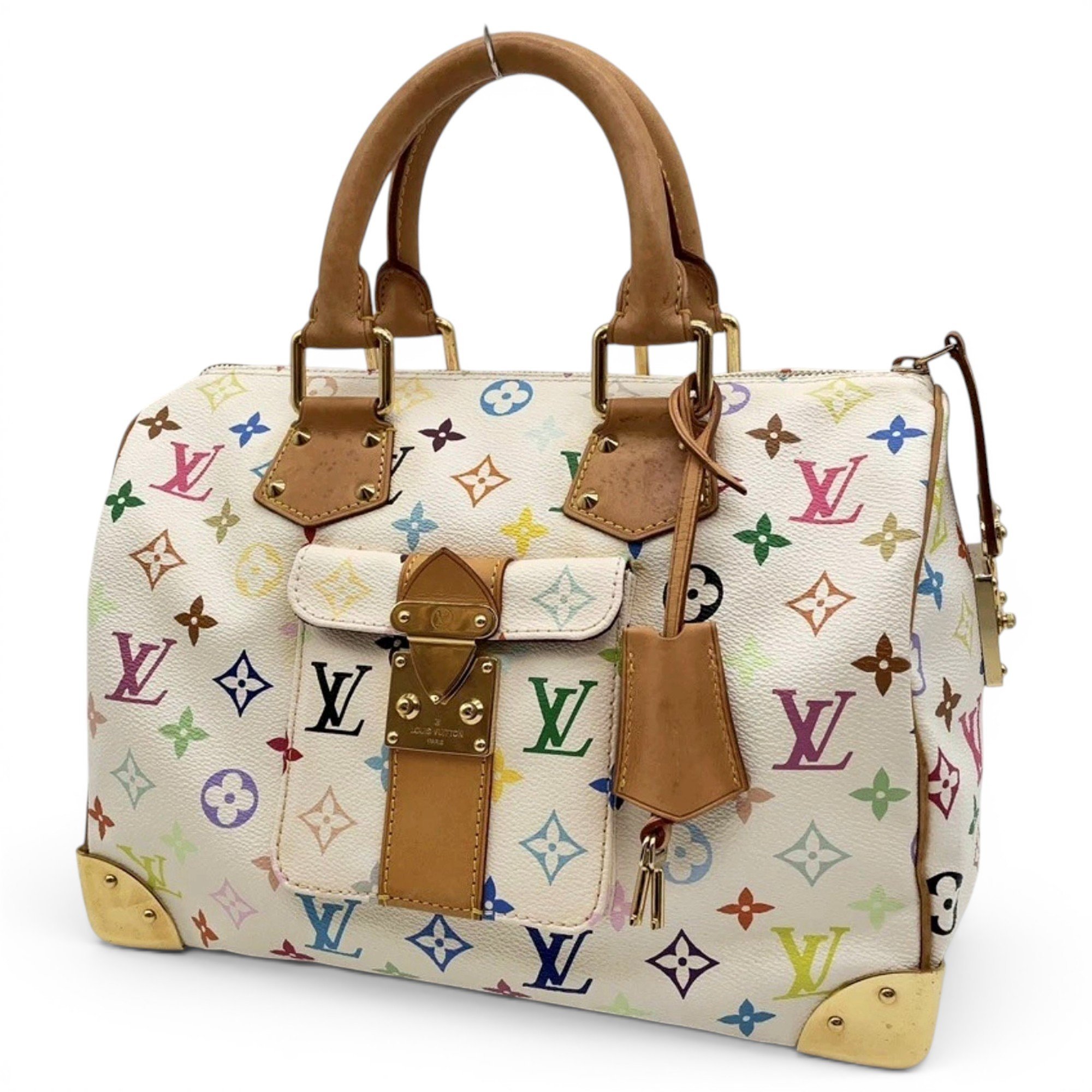 Speedy leather handbag
