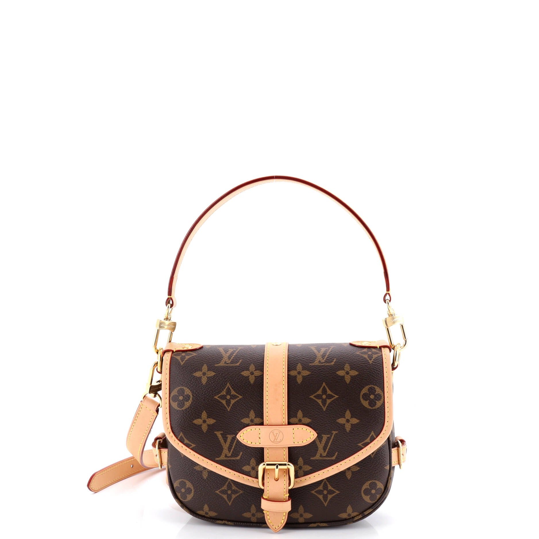 Louis Vuitton Saumur Handbag Monogram Canvas BB