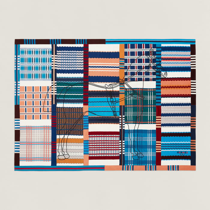 Casaque Patchwork De Sangles Blanket