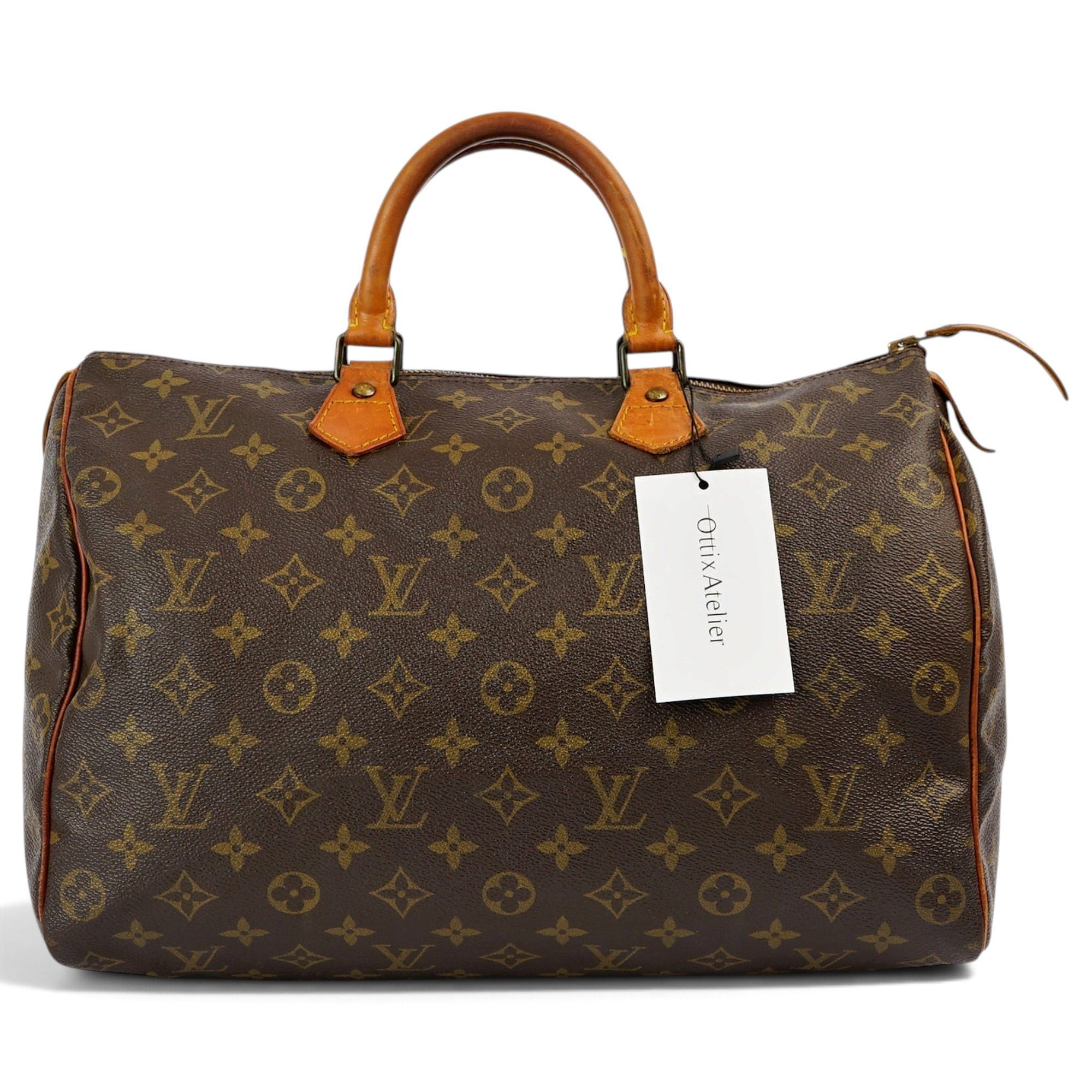 Speedy leather handbag