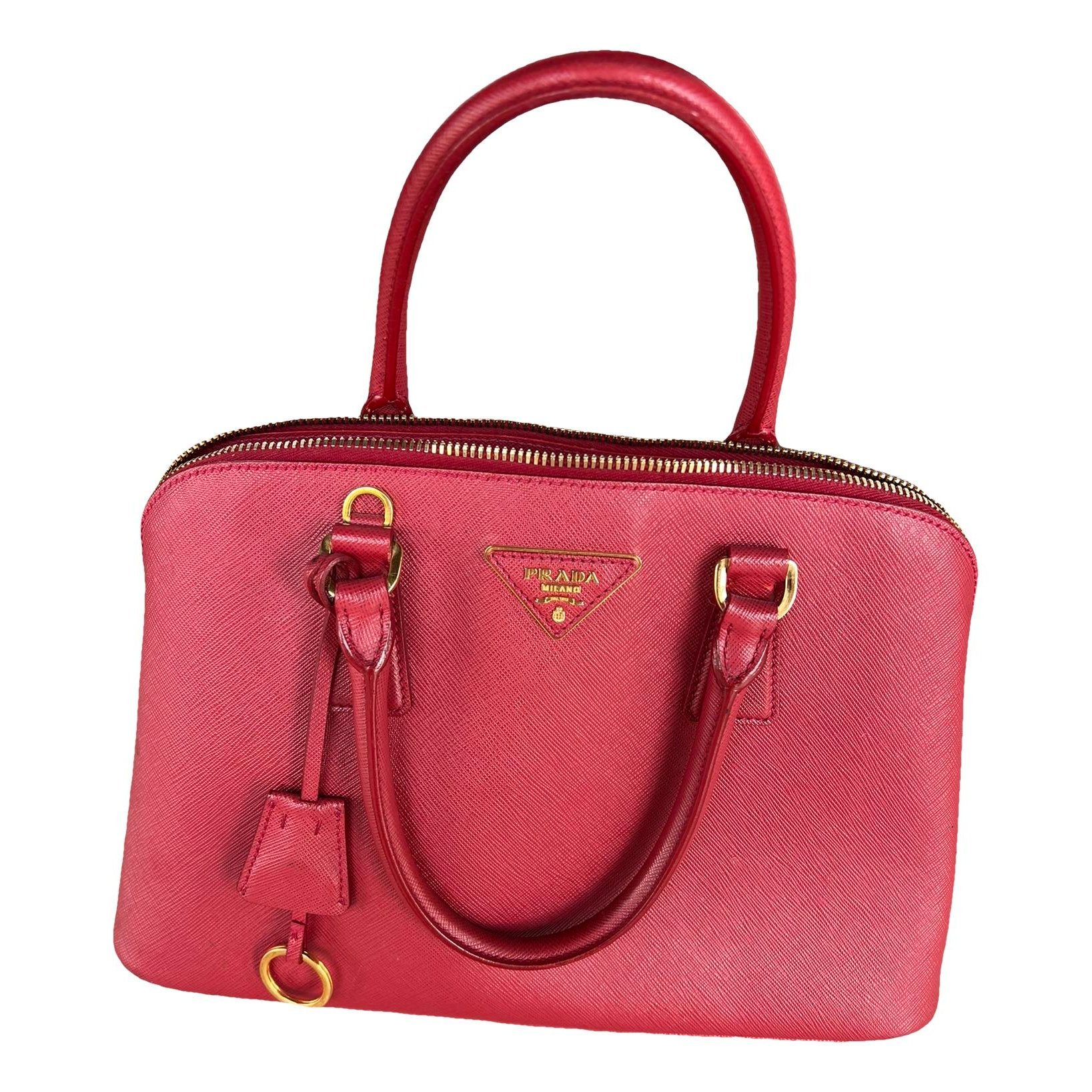 Promenade leather handbag