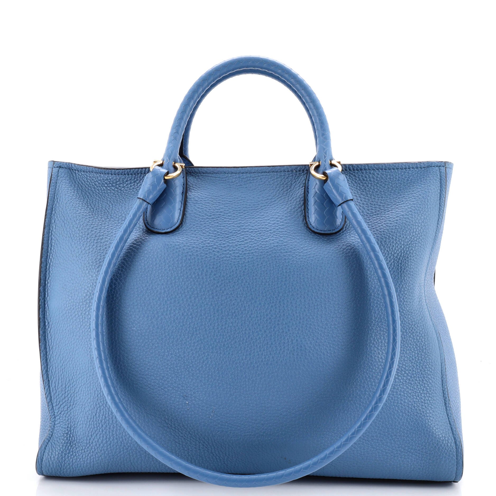 Gancio Braided Convertible Tote Leather Medium