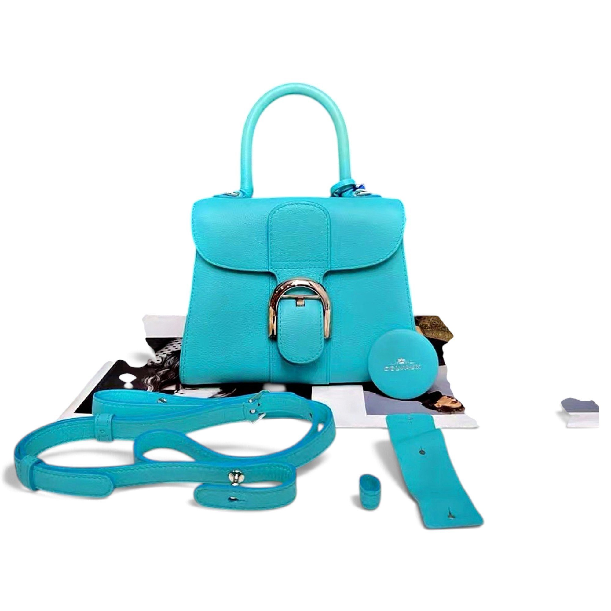 Brillant leather handbag