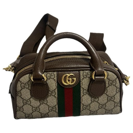 Ophidia Boston leather mini bag