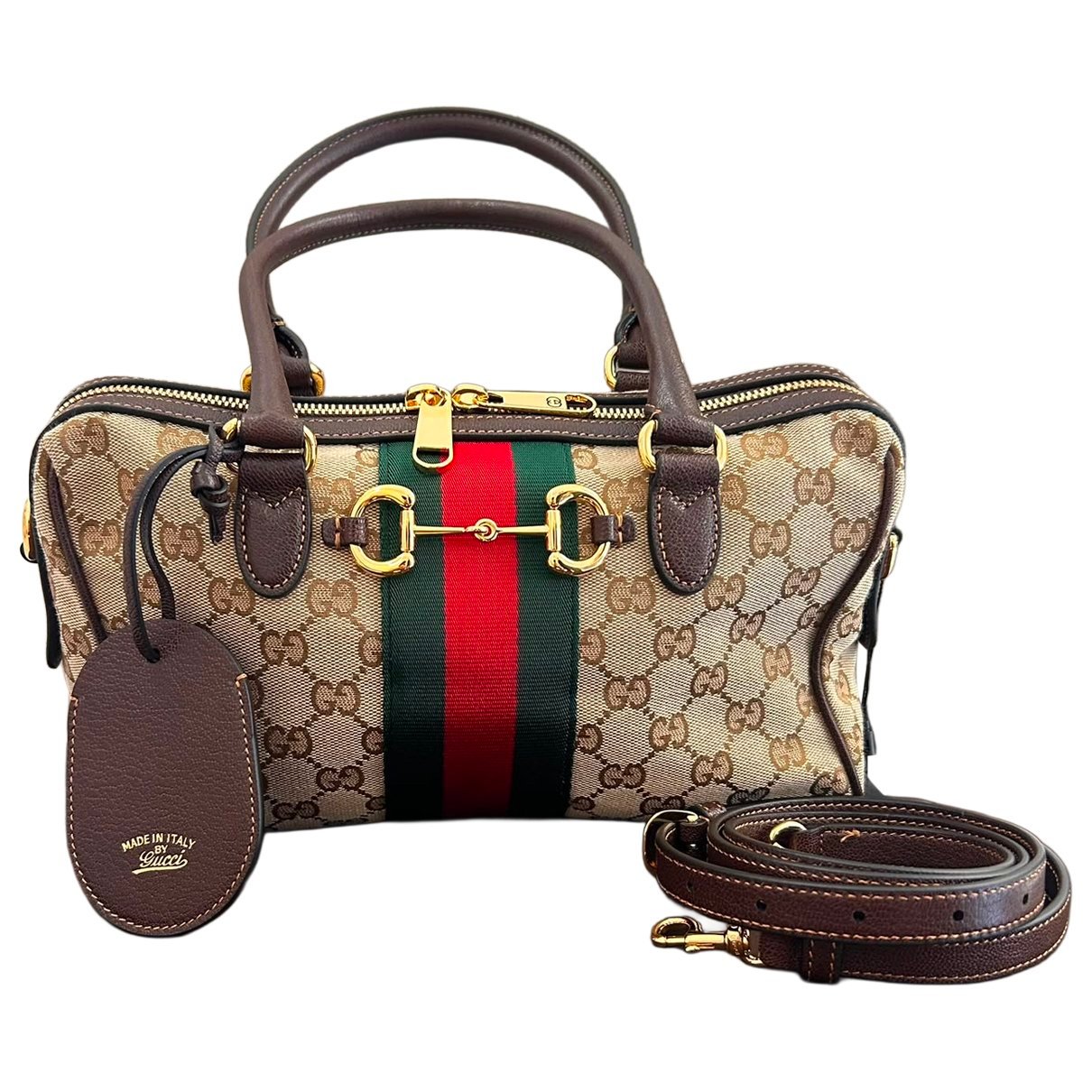 Leather handbag