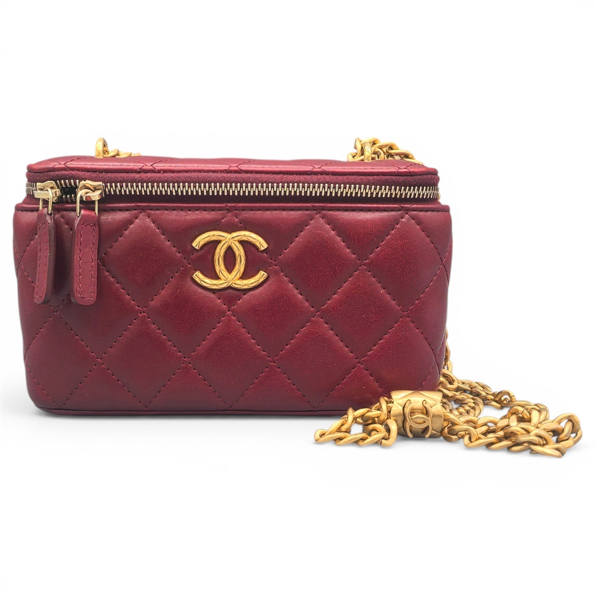 Vanity leather mini bag