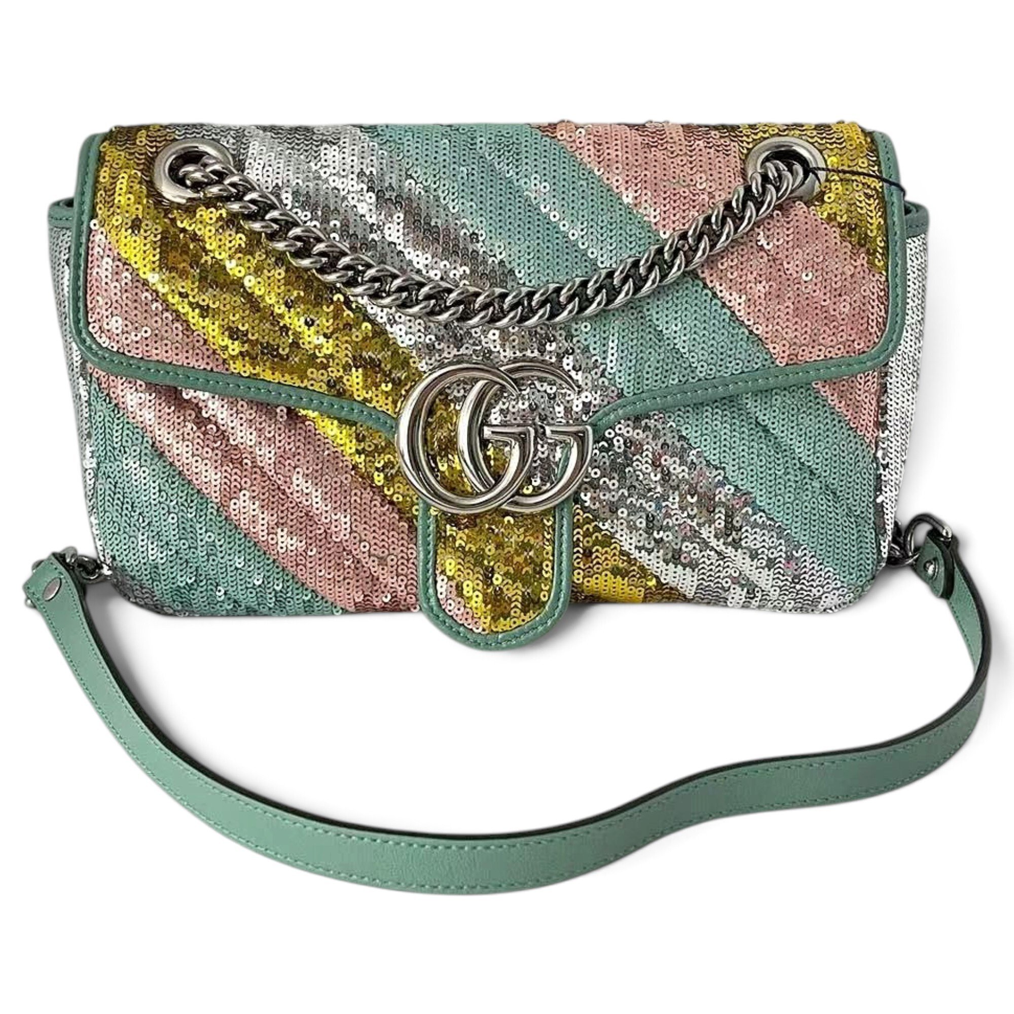 GG Marmont Flap leather handbag