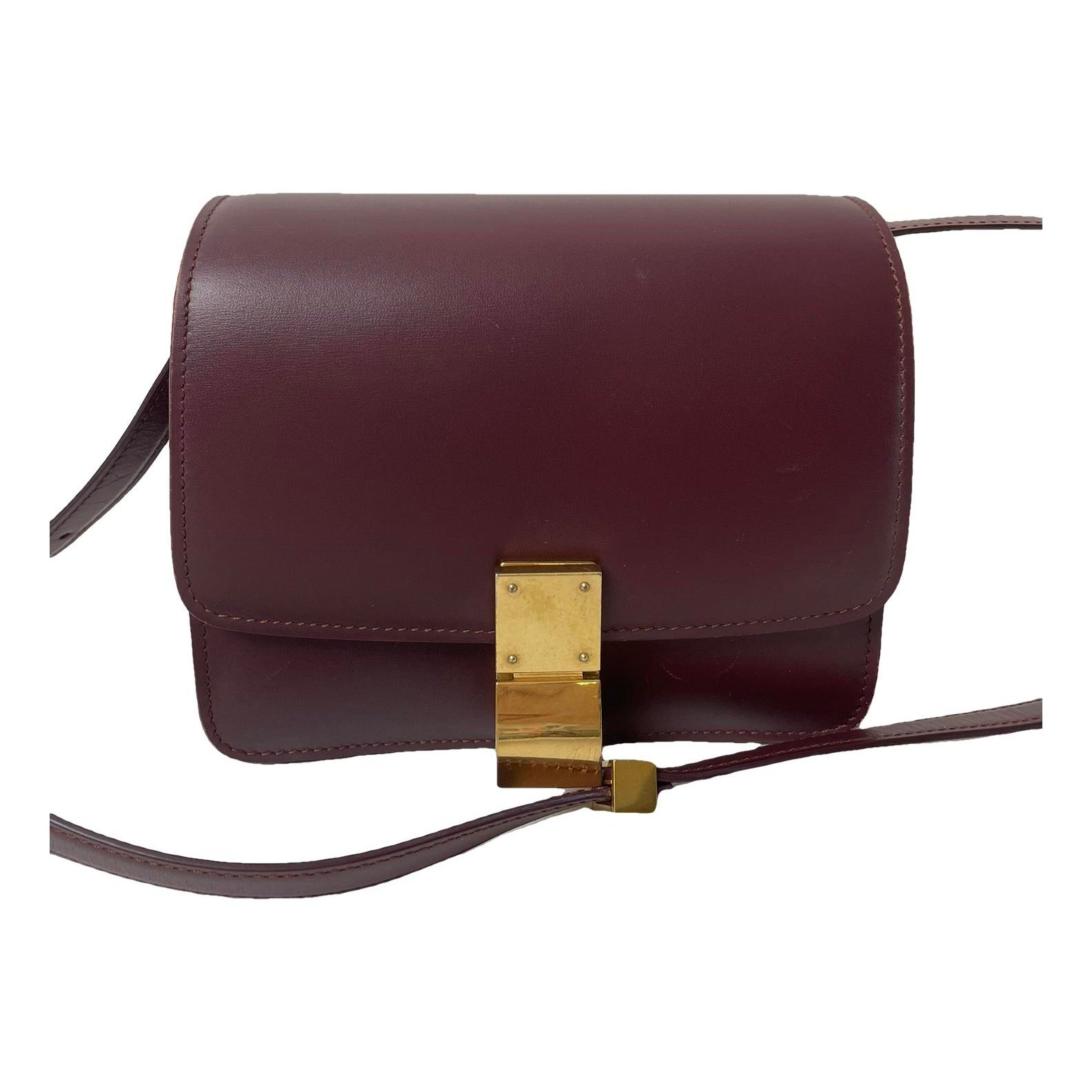 Classic leather crossbody bag