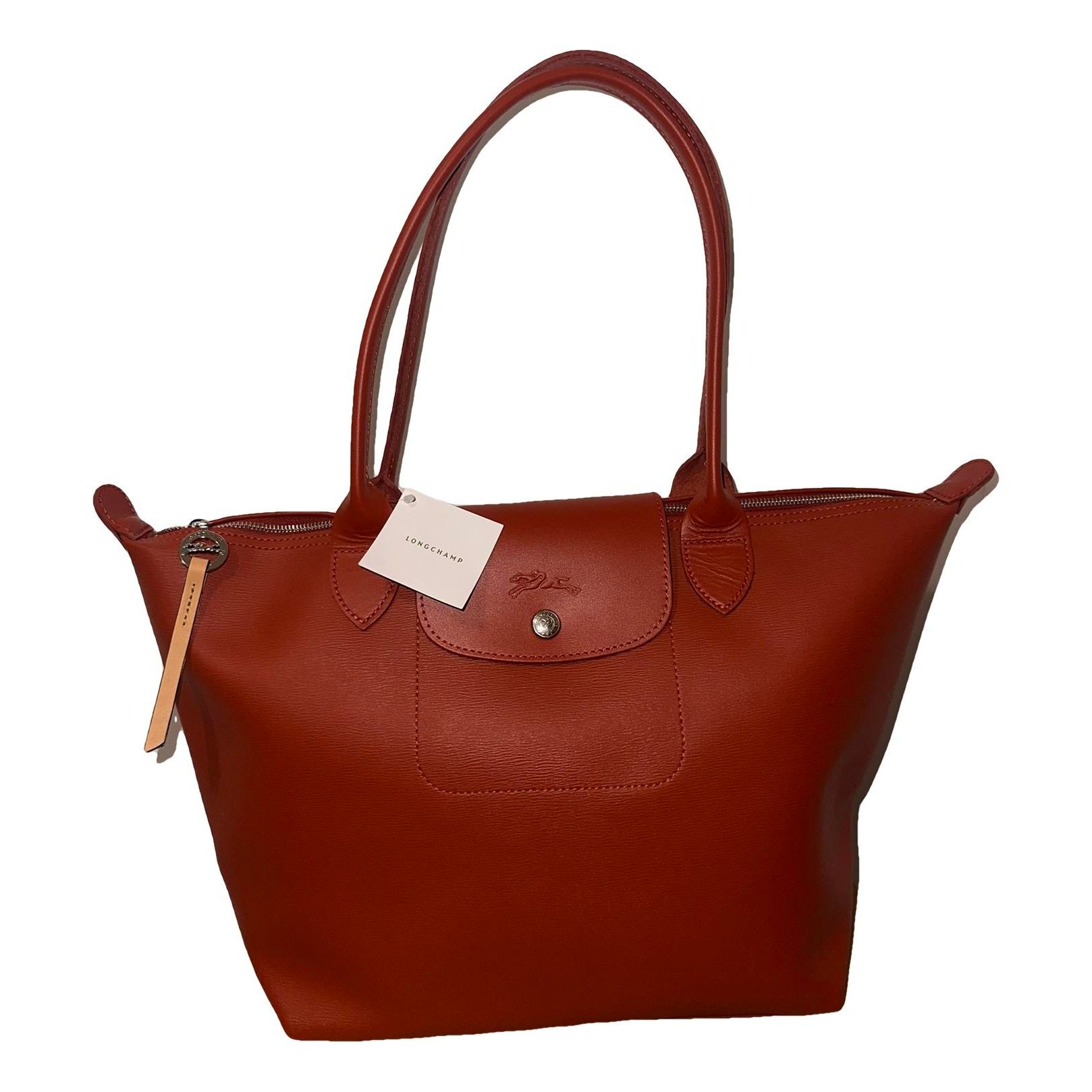 Pliage leather handbag