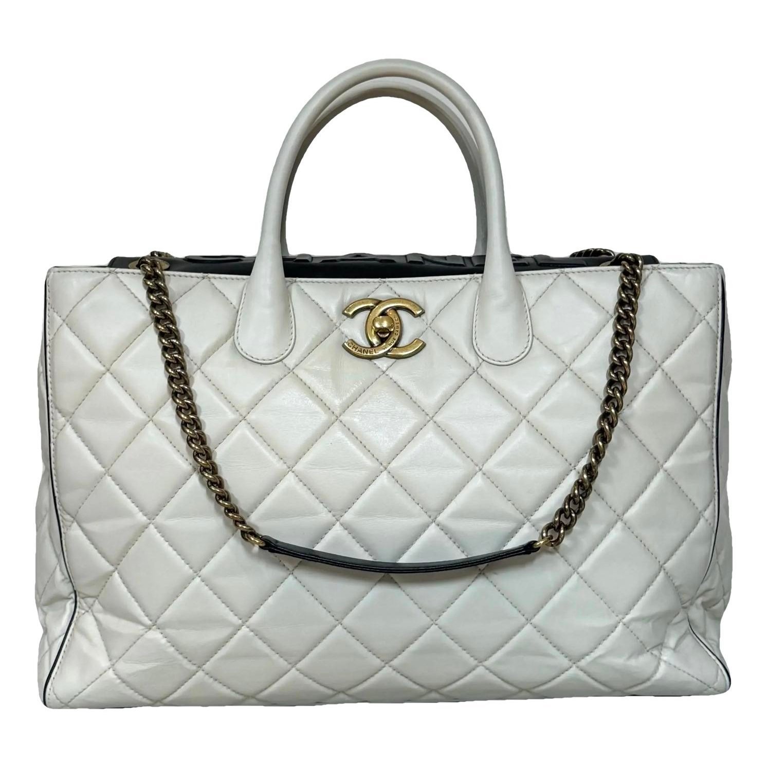 Leather tote