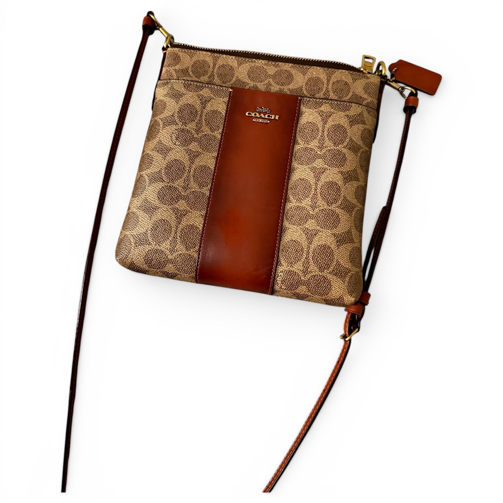 Leather crossbody bag
