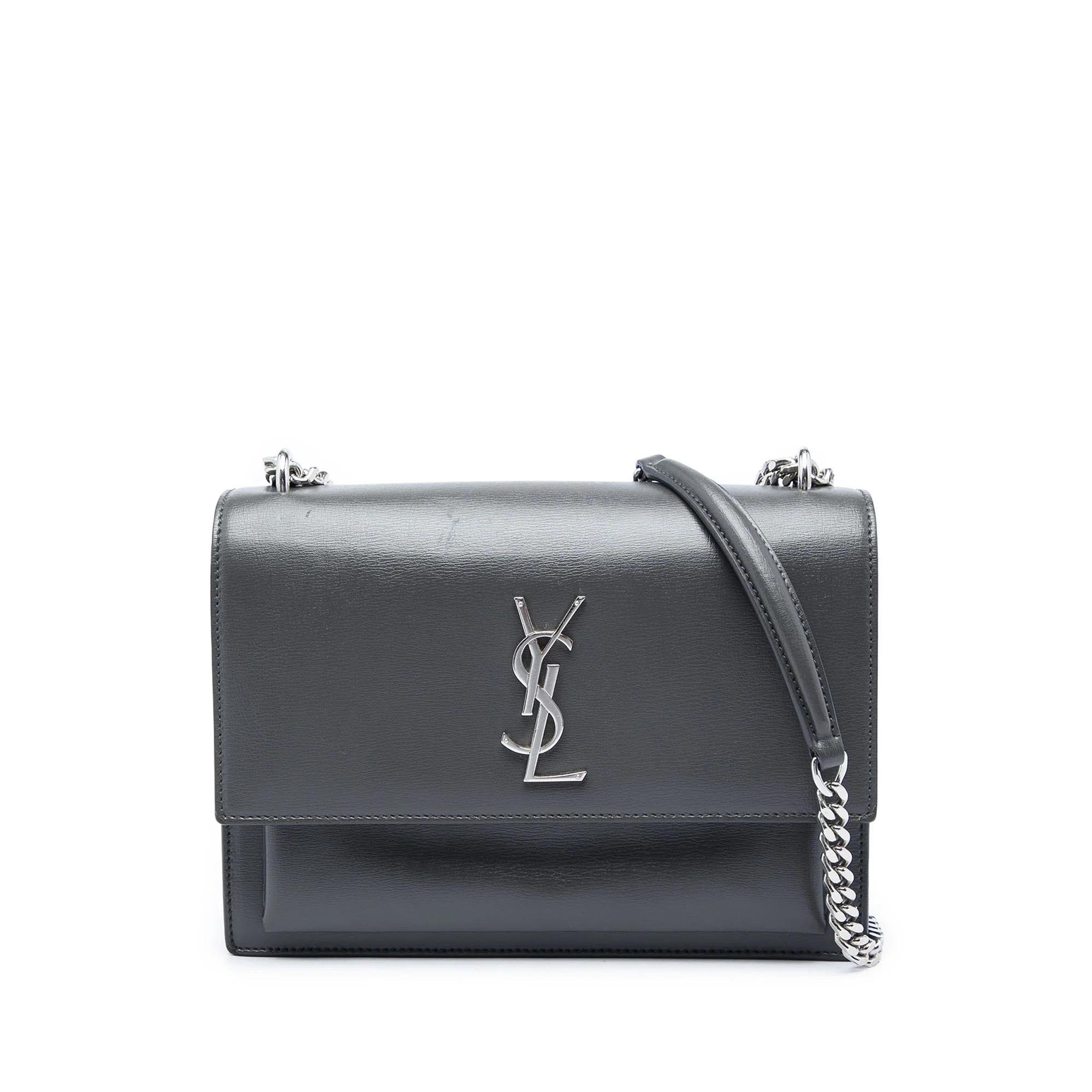 Saint Laurent Sunset pony-style calfskin handbag