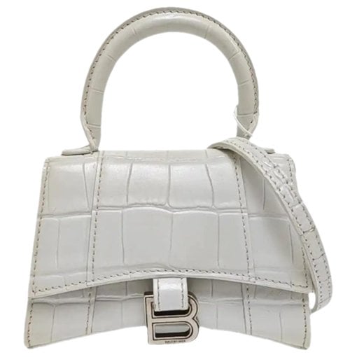 Balenciaga Hourglass leather handbag