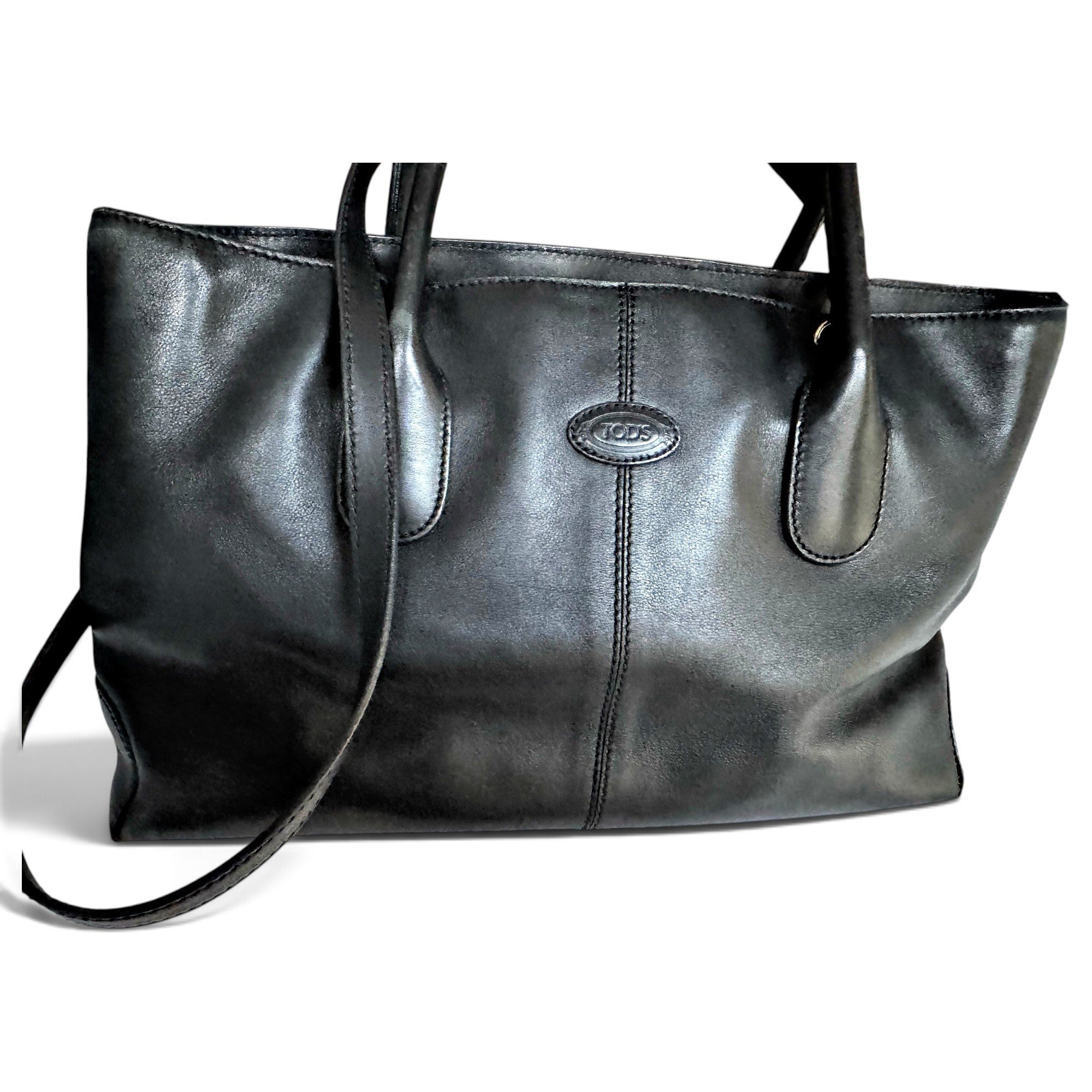 D Bag leather tote