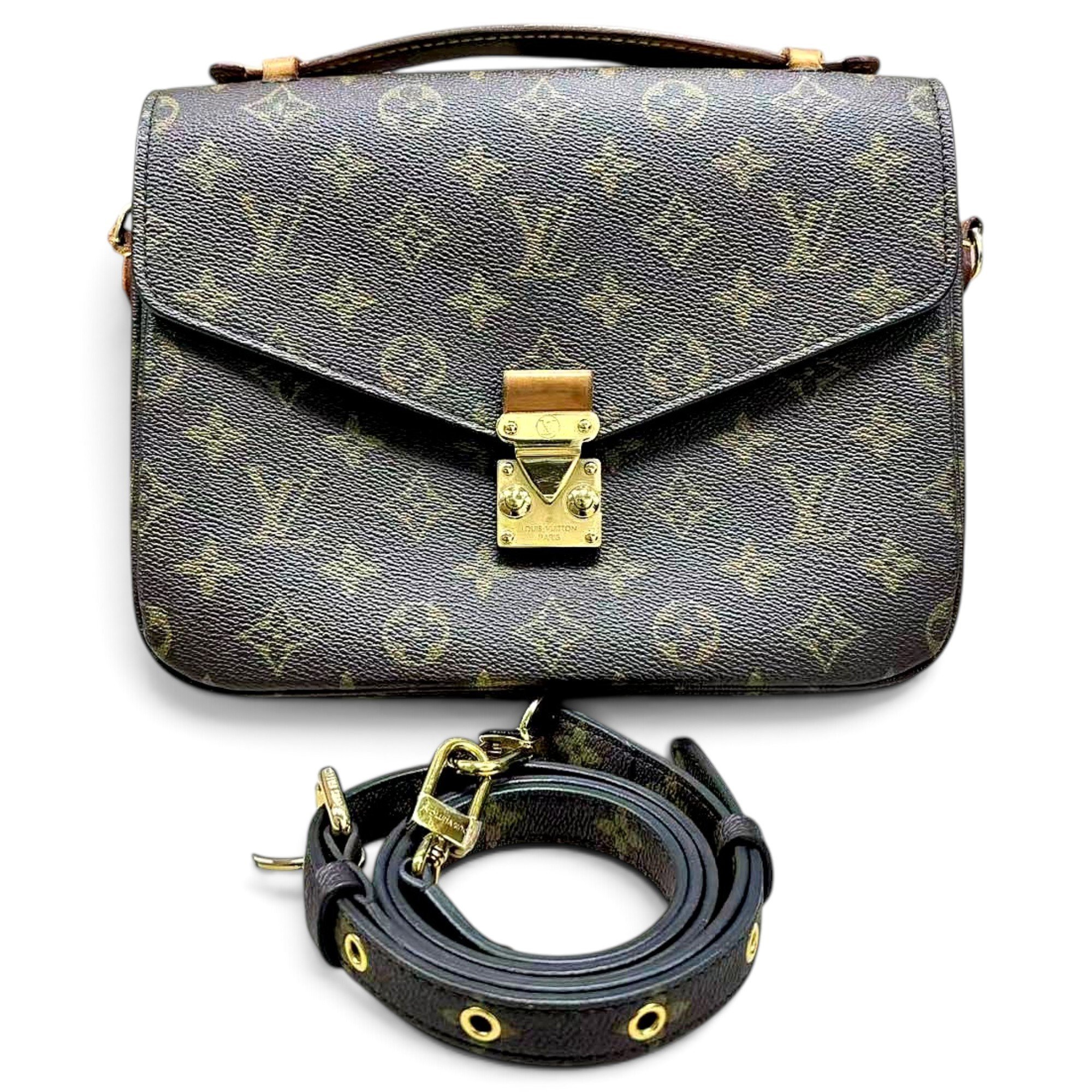 Metis leather crossbody bag