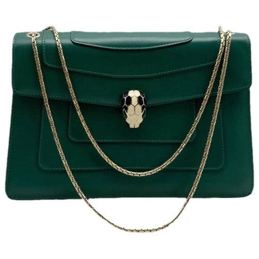 Serpenti leather handbag