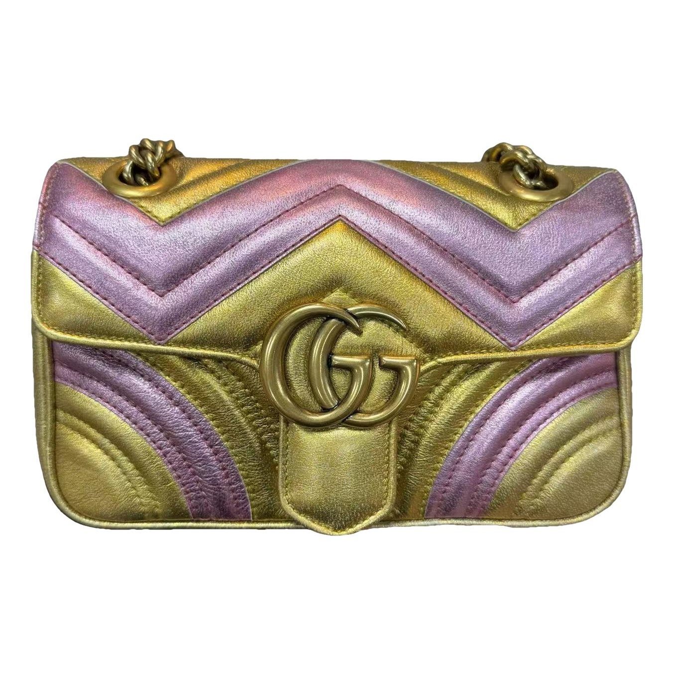 GG Marmont Flap leather handbag