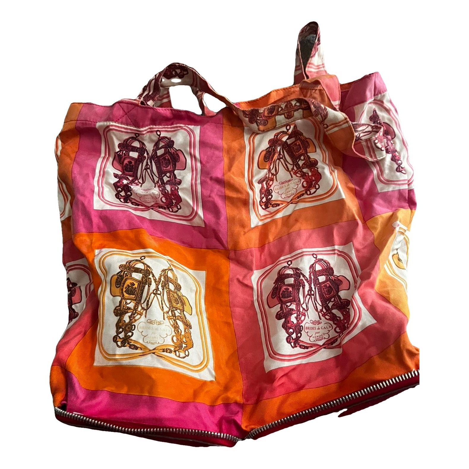 Silk City silk handbag