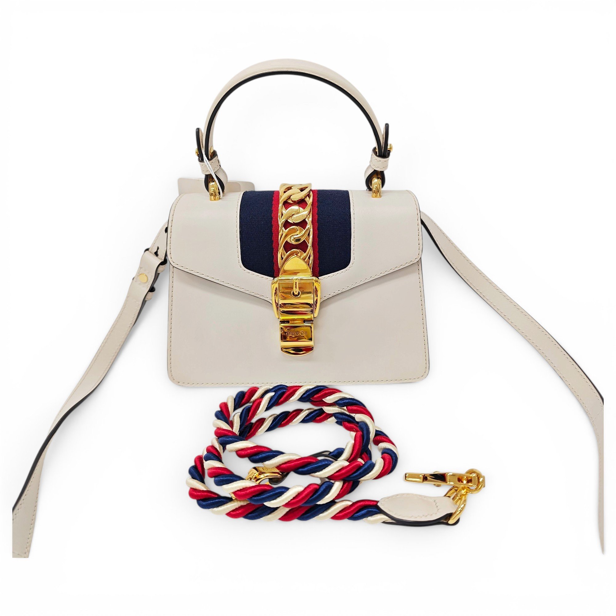 Sylvie Top Handle leather handbag