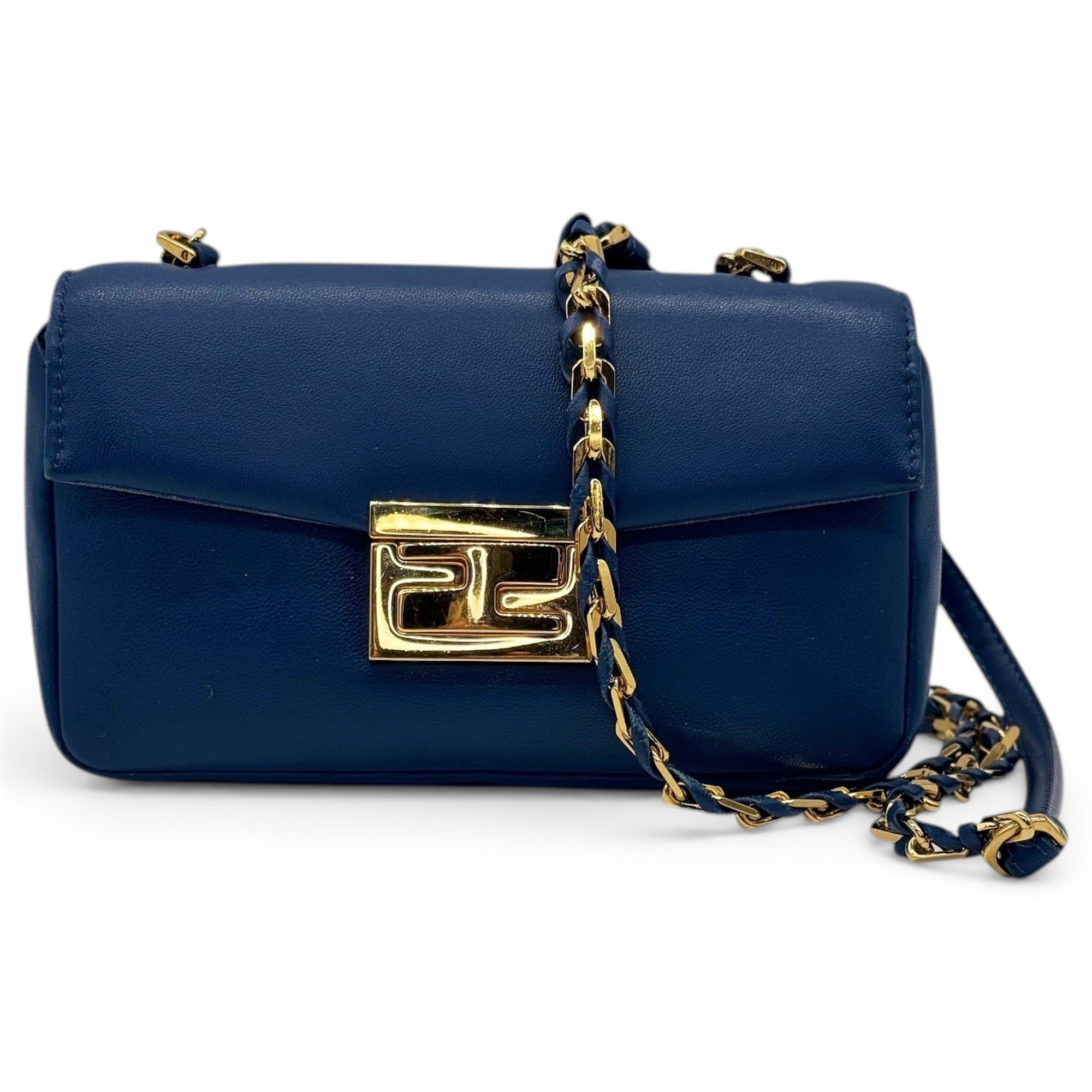 Baguette leather handbag