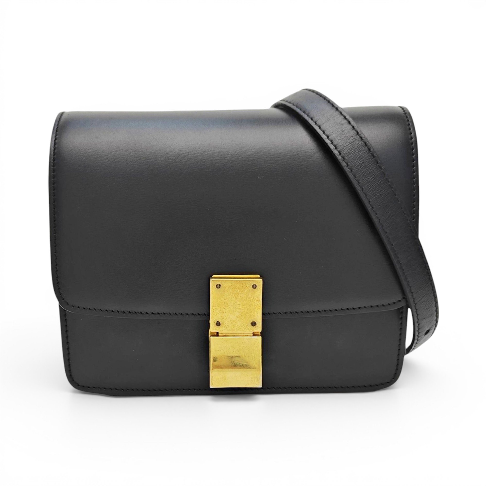 Classic leather handbag