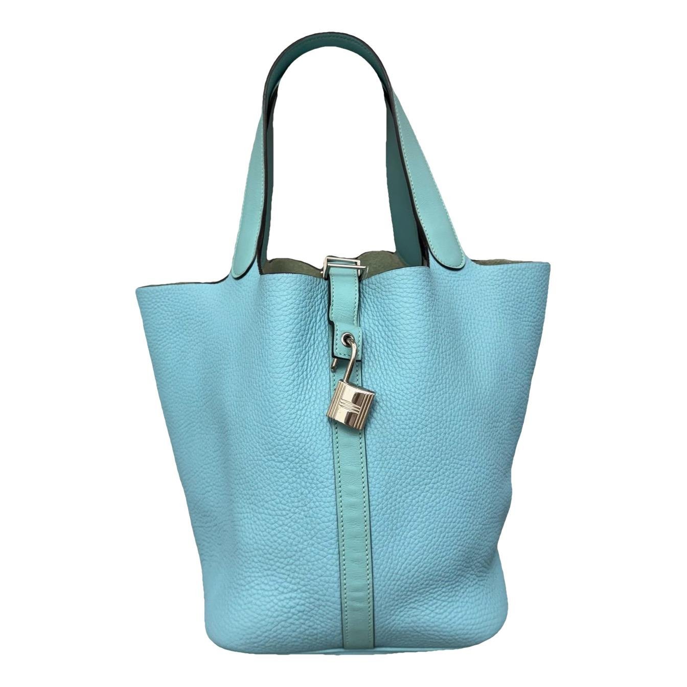 Picotin leather handbag