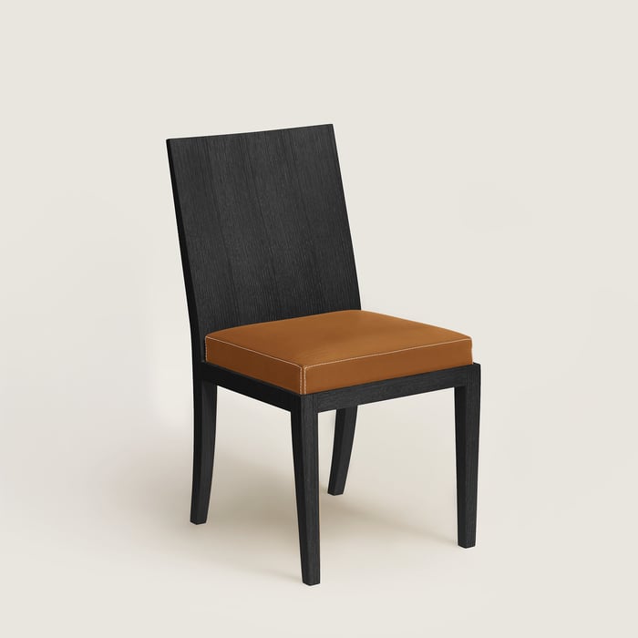 Gold Reeditions J.-m. Frank Par Hermès Chair With Padded Seat