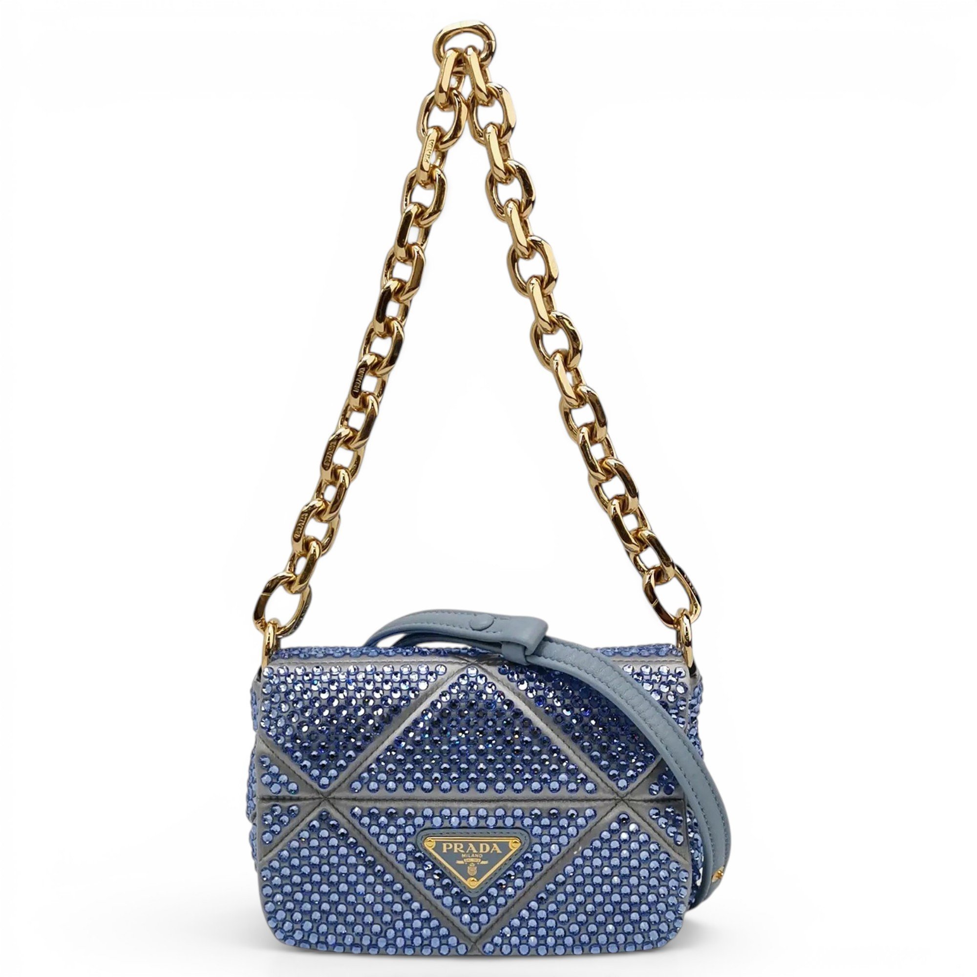 Silk crossbody bag