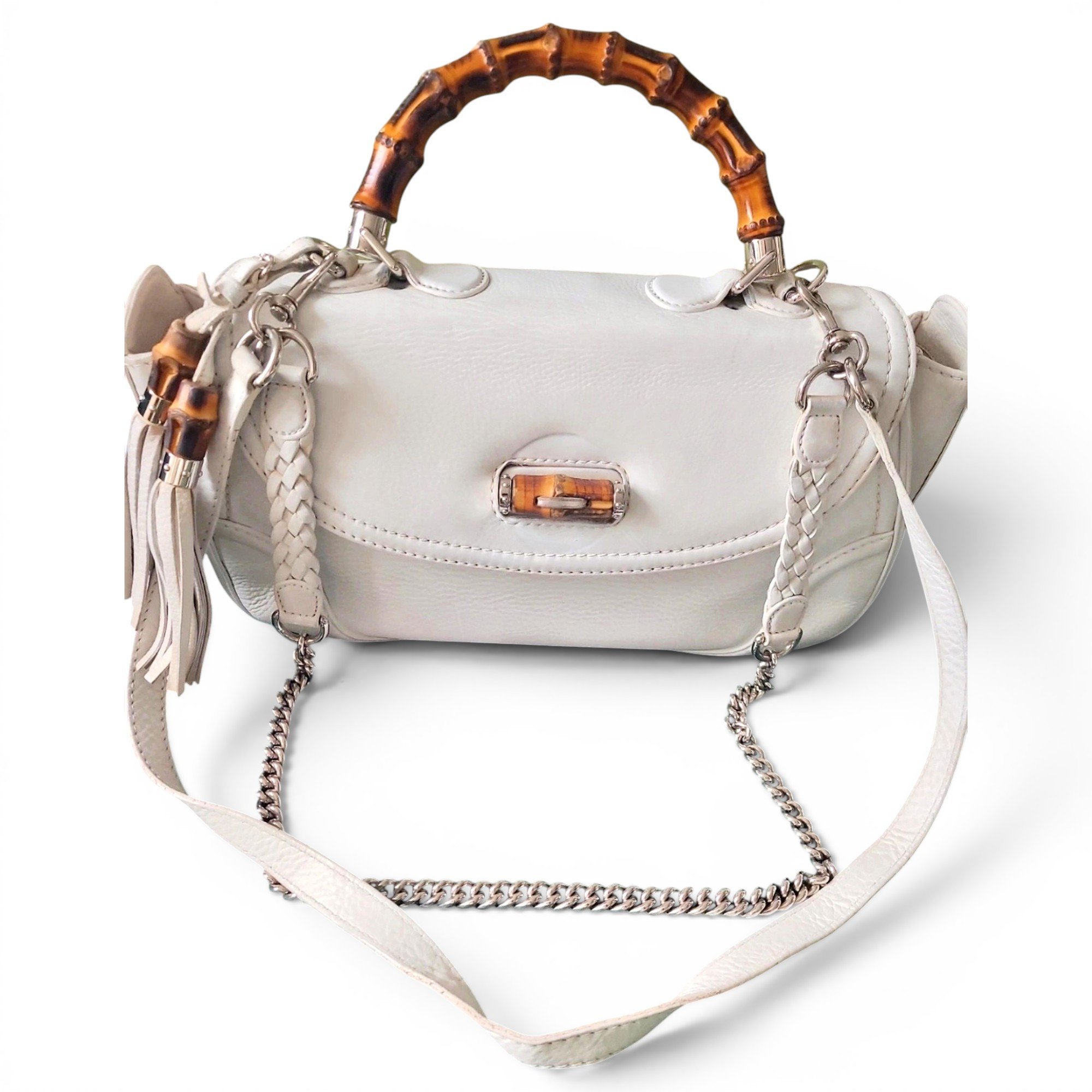 Bambou Diva leather handbag