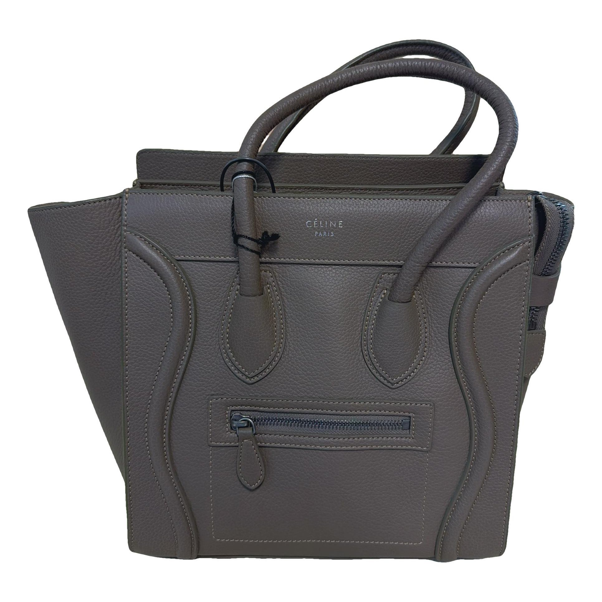 Luggage leather handbag