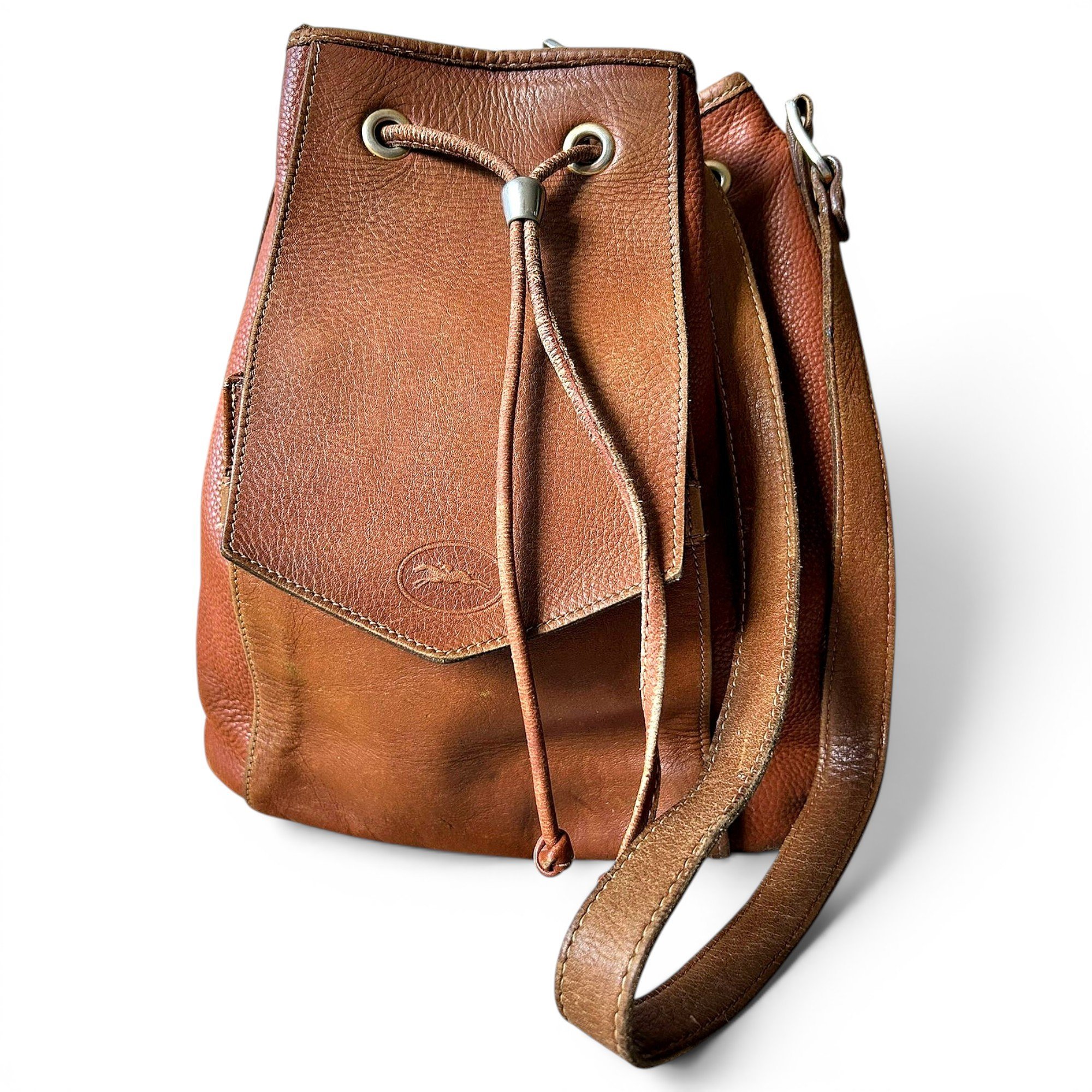 Leather crossbody bag