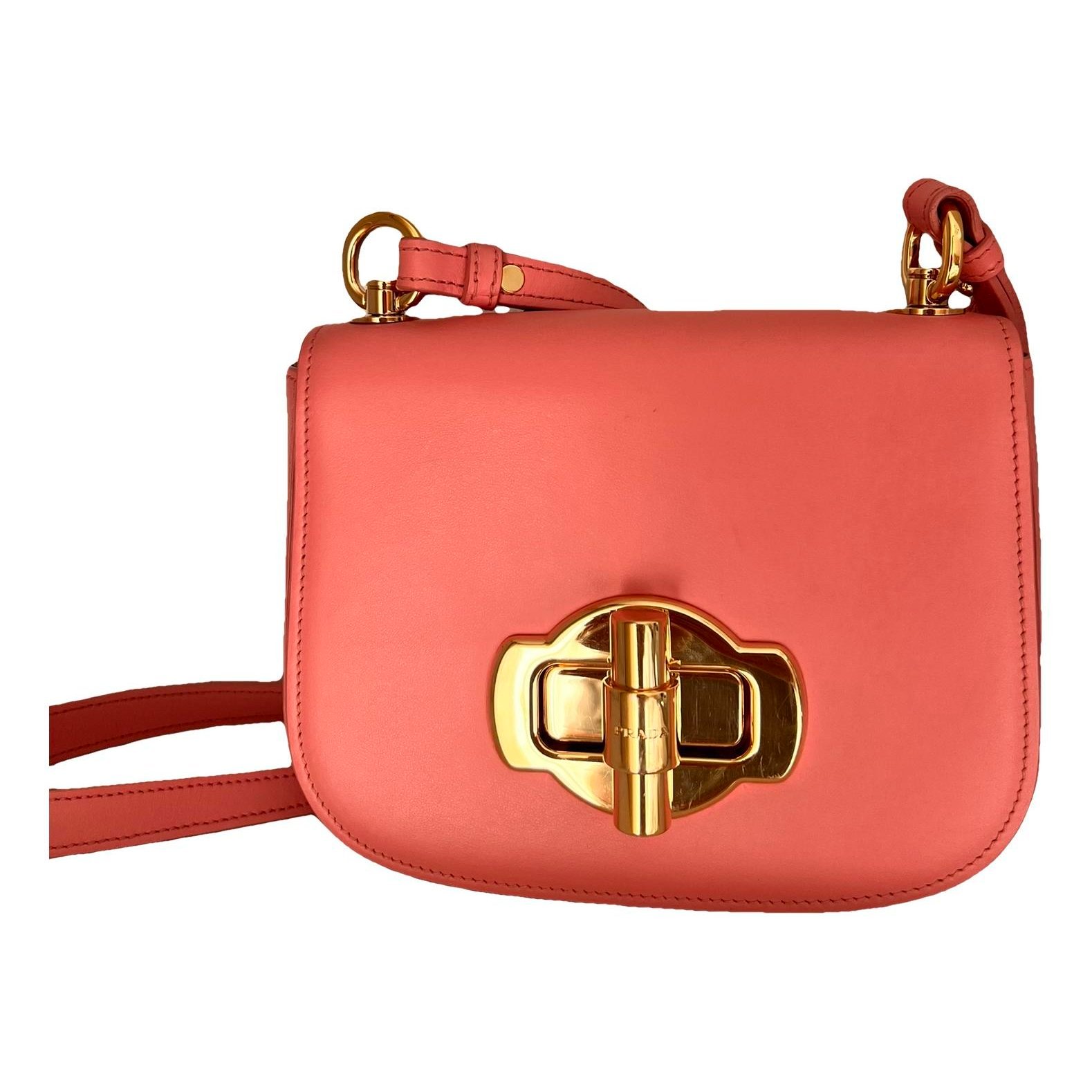 Pionnière leather crossbody bag