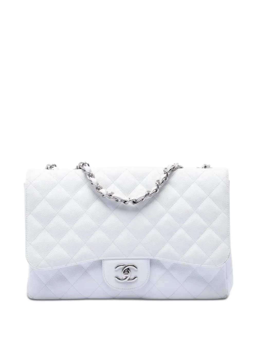 2009-2010 Jumbo Classic Caviar Single Flap shoulder bag
