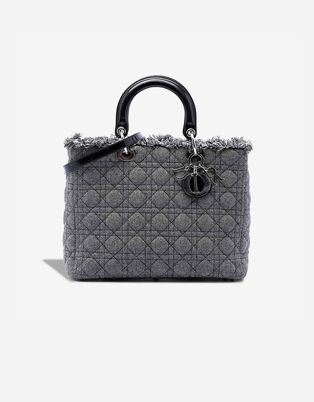 
		Lady Large Patent / Denim Black / Grey    
