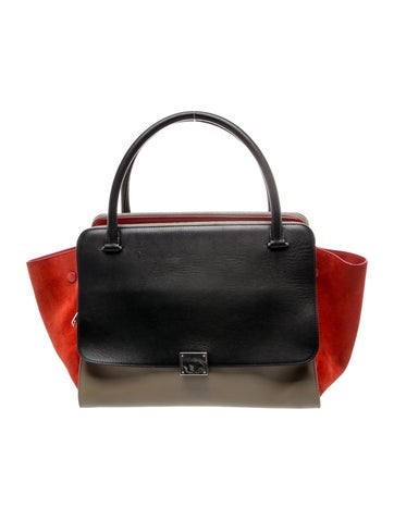 Leather Double Zipper Trapeze