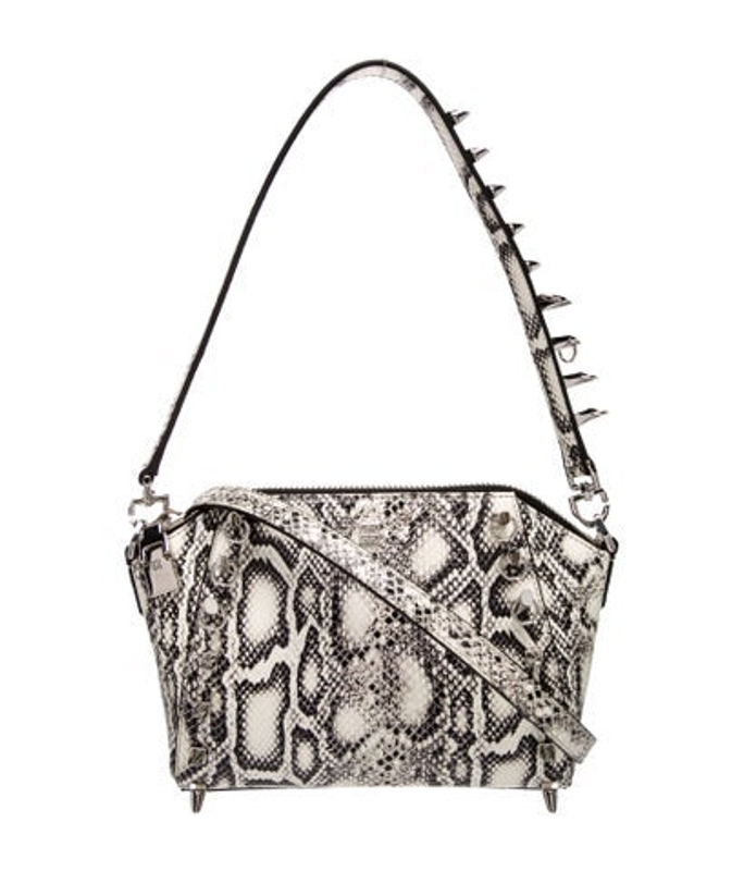 Givenchy Embossed Leather Shoulder Bag