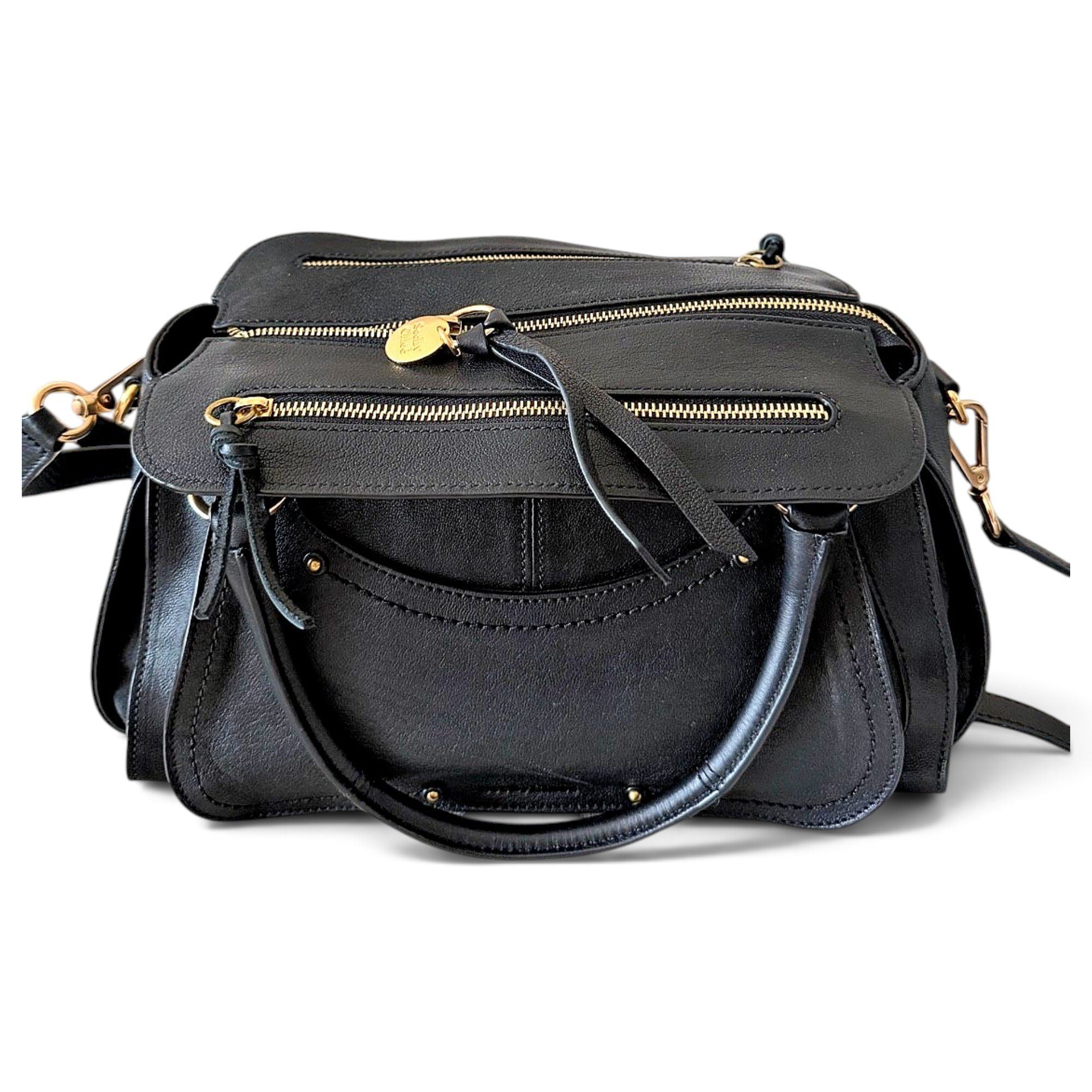 Leather handbag