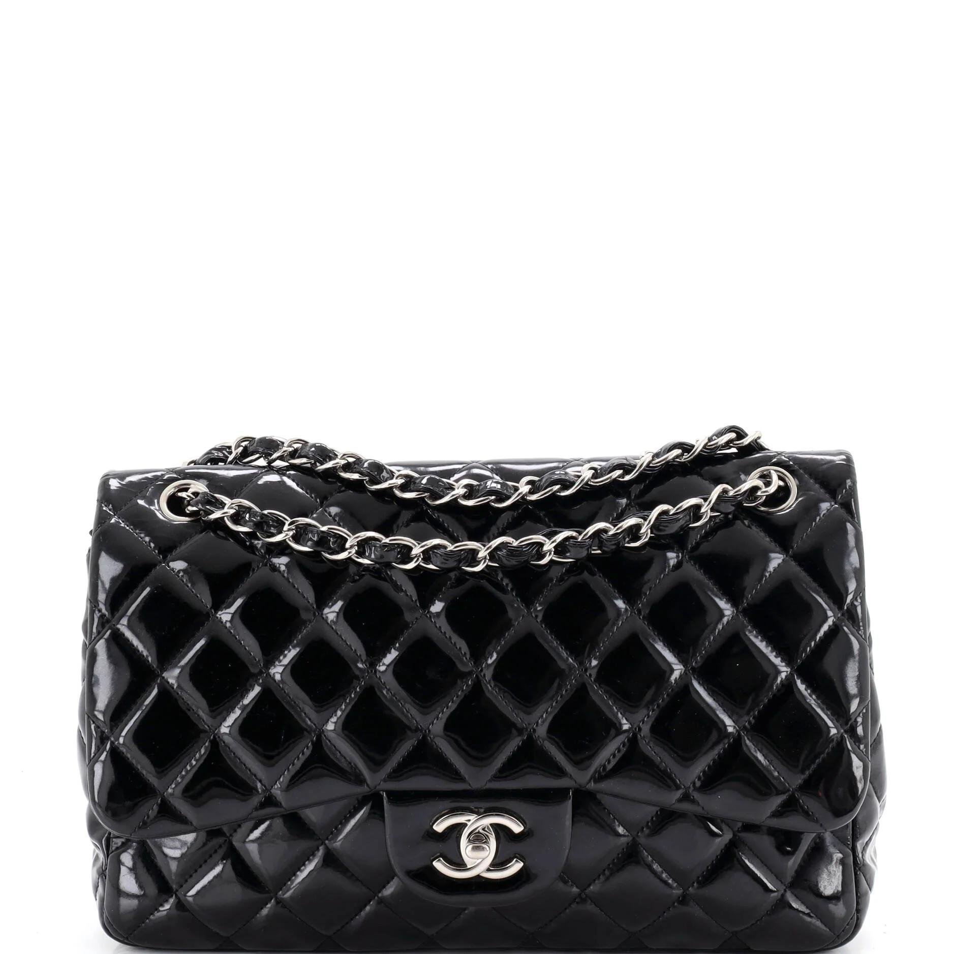 Timeless/Classique patent leather handbag