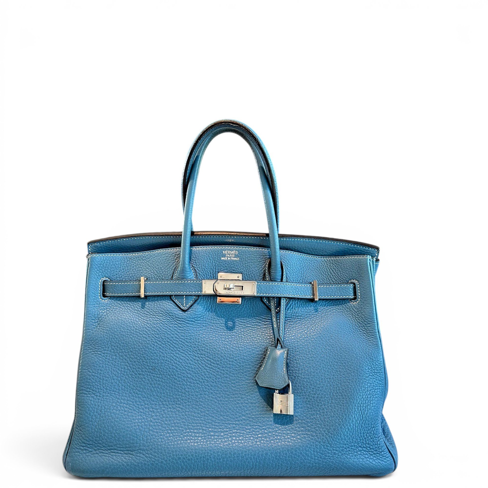 Birkin 35 leather handbag