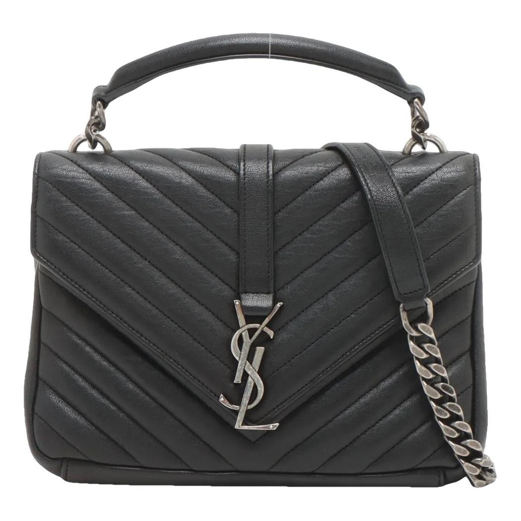 Collége monogramme leather handbag