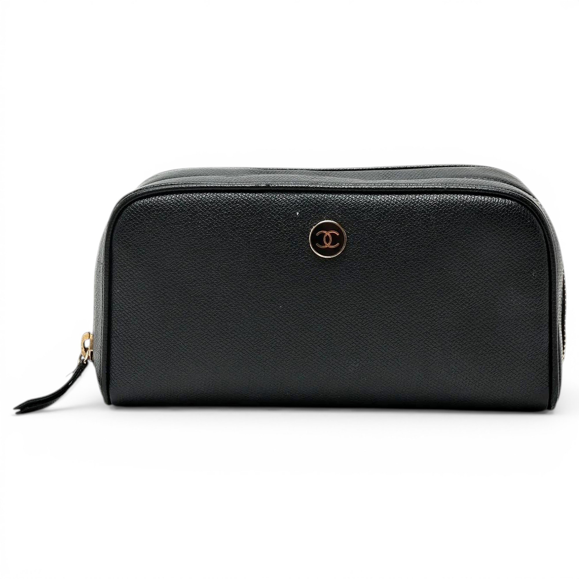 Leather clutch bag
