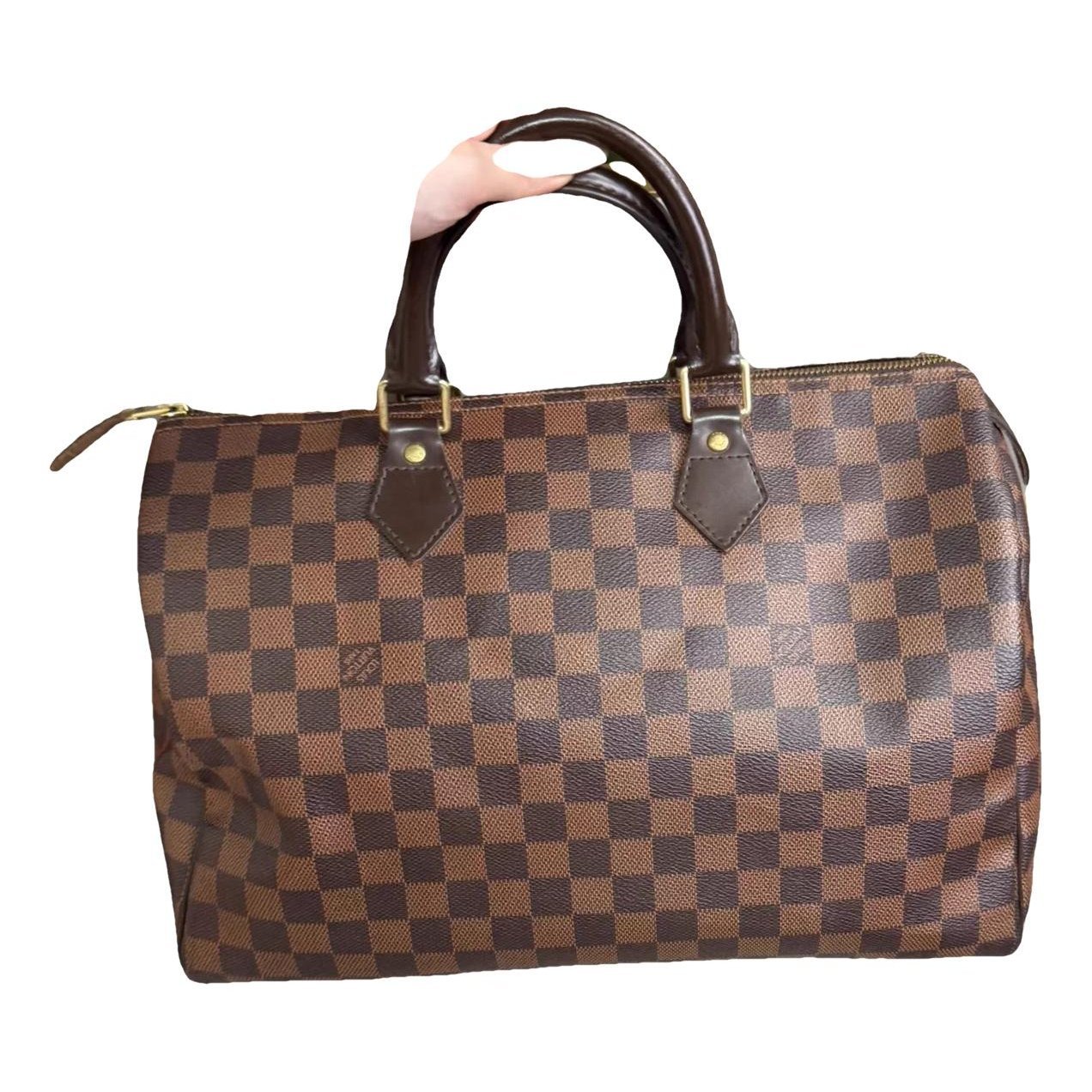 Speedy leather handbag