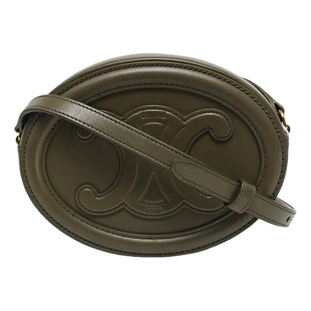 Triomphe leather handbag
