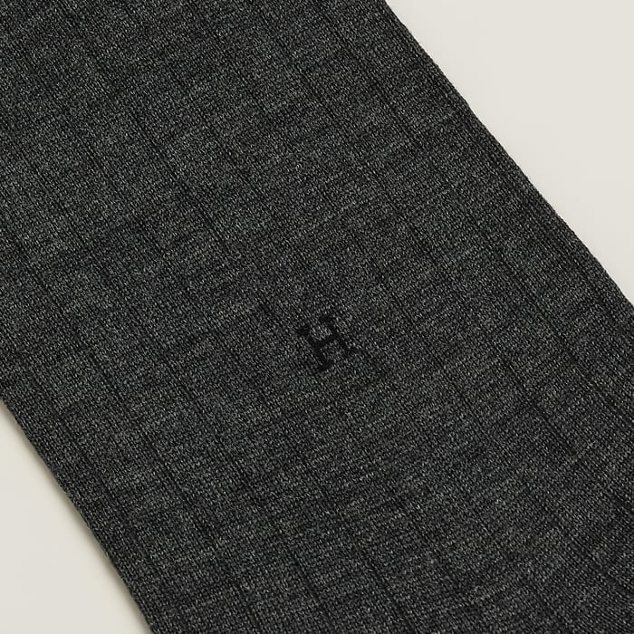 アントラシト ソックス H刺繍入り