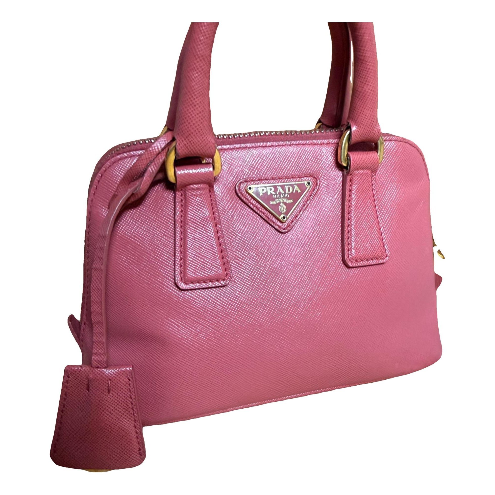 Promenade leather handbag