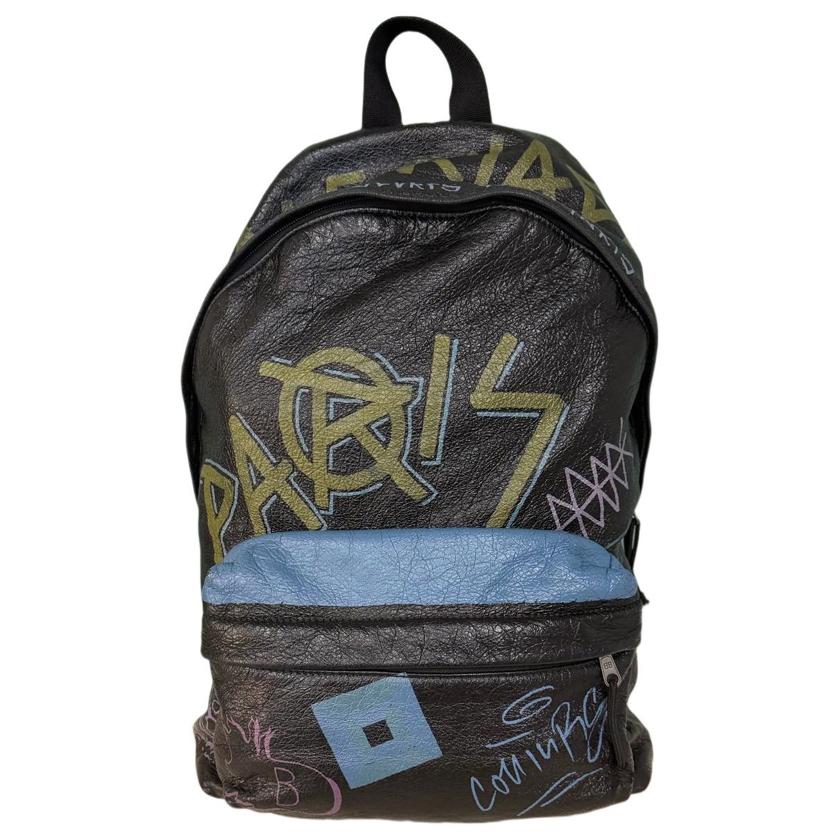 Leather backpack