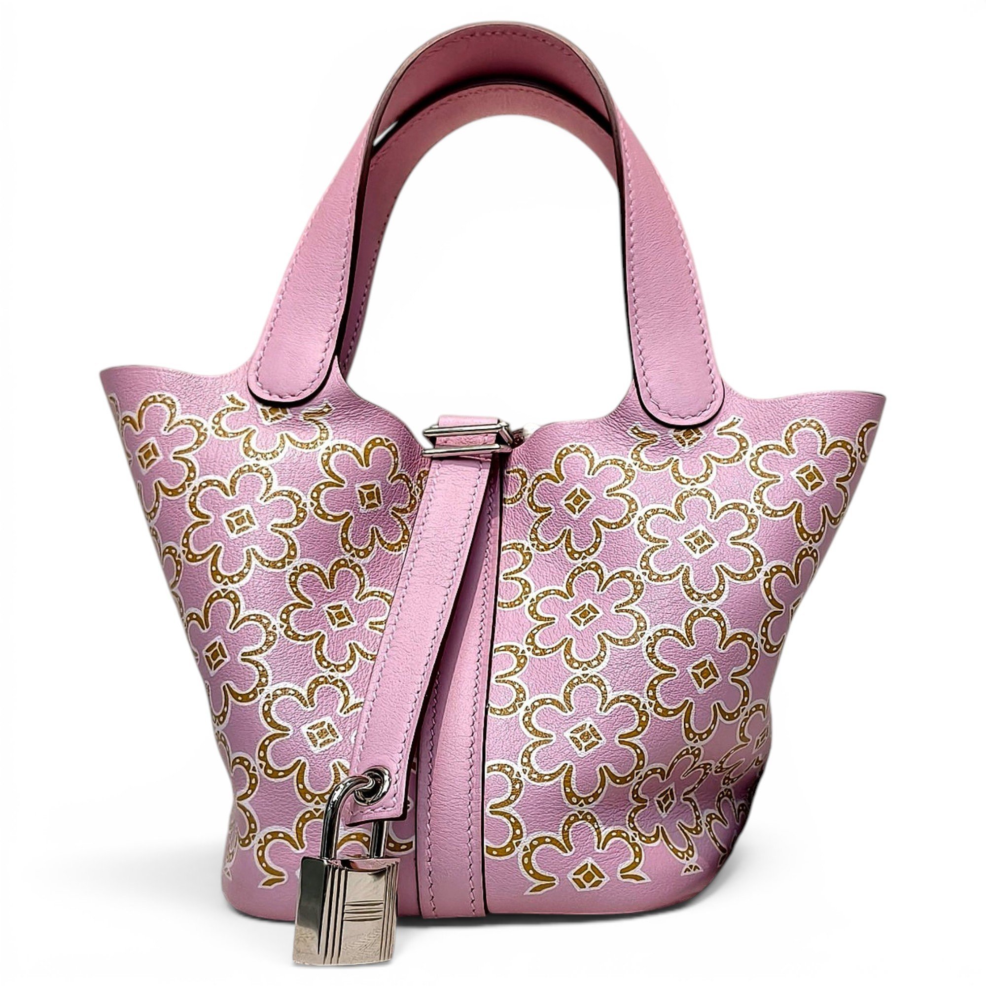 Picotin leather handbag