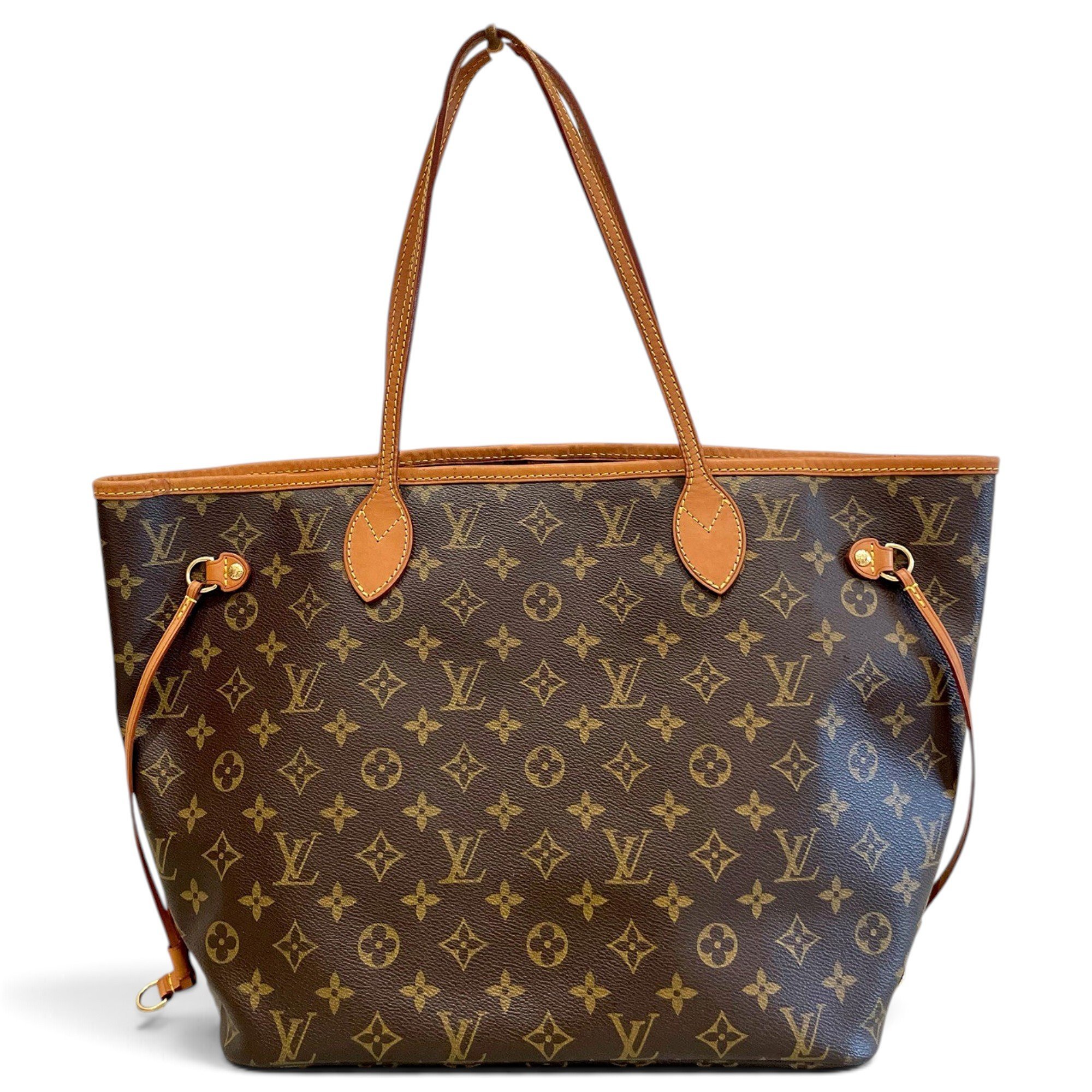 Louis Vuitton Neverfull leather handbag