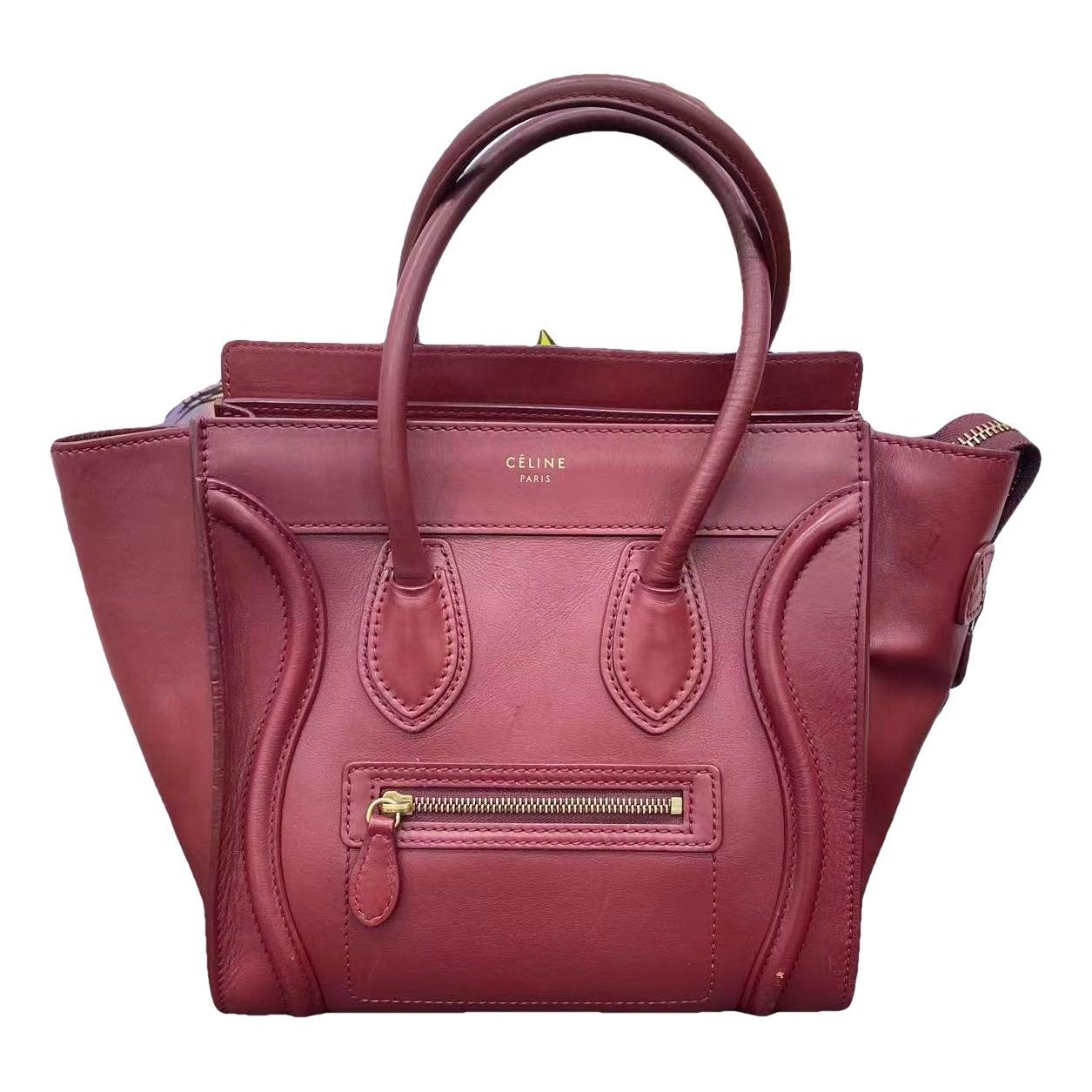 Luggage leather handbag