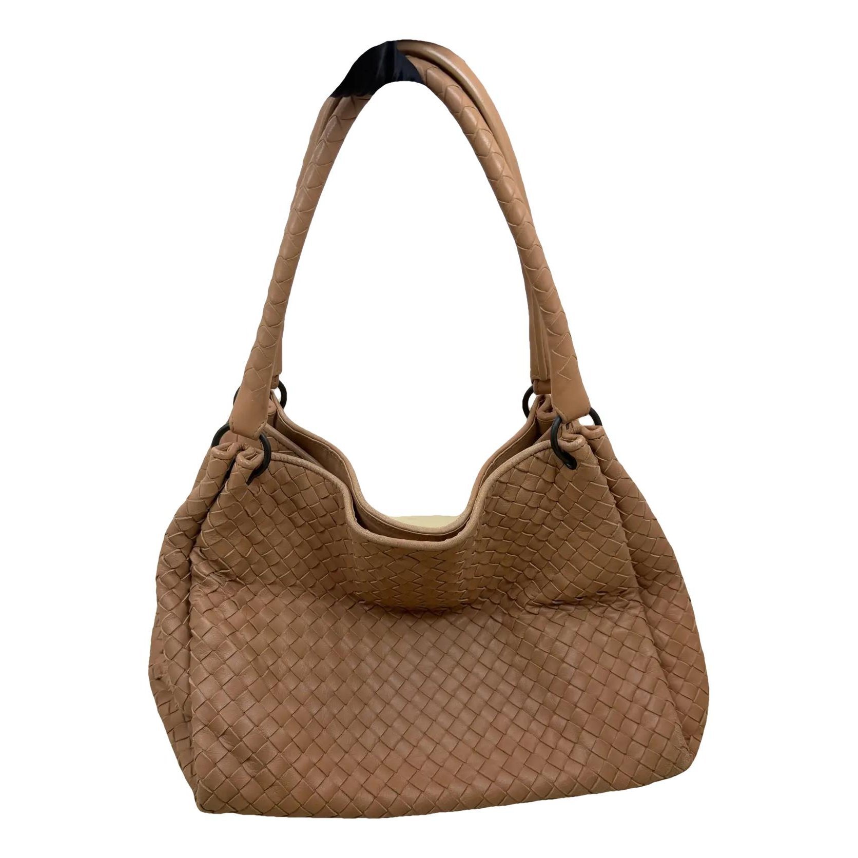 Parachute leather handbag